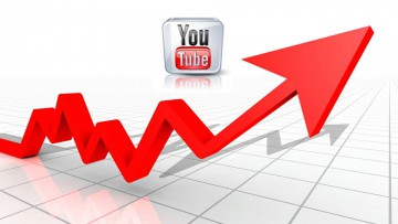 Al tope de audiencia, con números que aturden. Representación figurativa del crecimiento de YouTube.