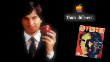 Steve Jobs en 1996, al reincorporarse a Apple.