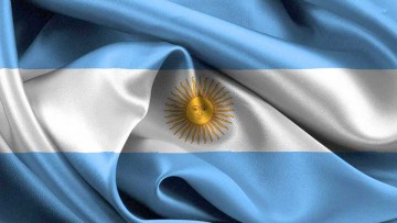 Bandera nacional argentina.