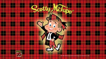 Scotty McTape, la mascota escocesa de cinta Scotch.
