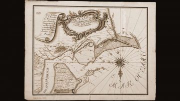 «Plano de la Barra de S. Lvcar de Barrameda, puerto de Bonansa […] y costa de Chipiona», 1765.