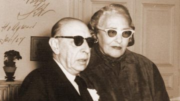 Victoria Ocampo con Igor Stravinsky.