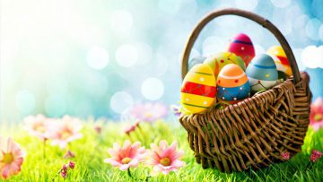 Pascua de Resurrección: Huevos de chocolate decorados.