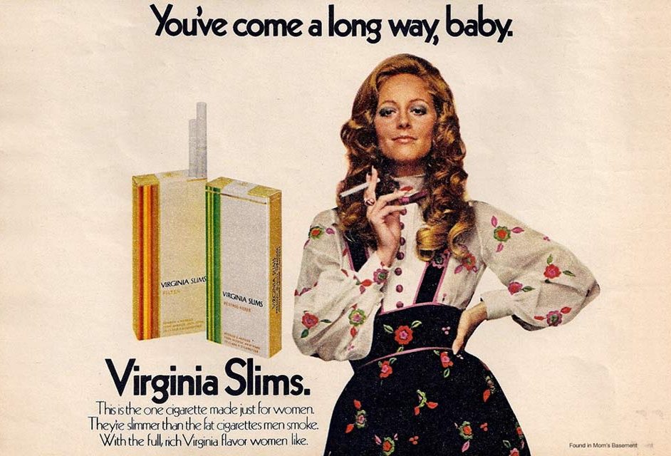 Mujeres: la otra grieta. Virginia Slims.