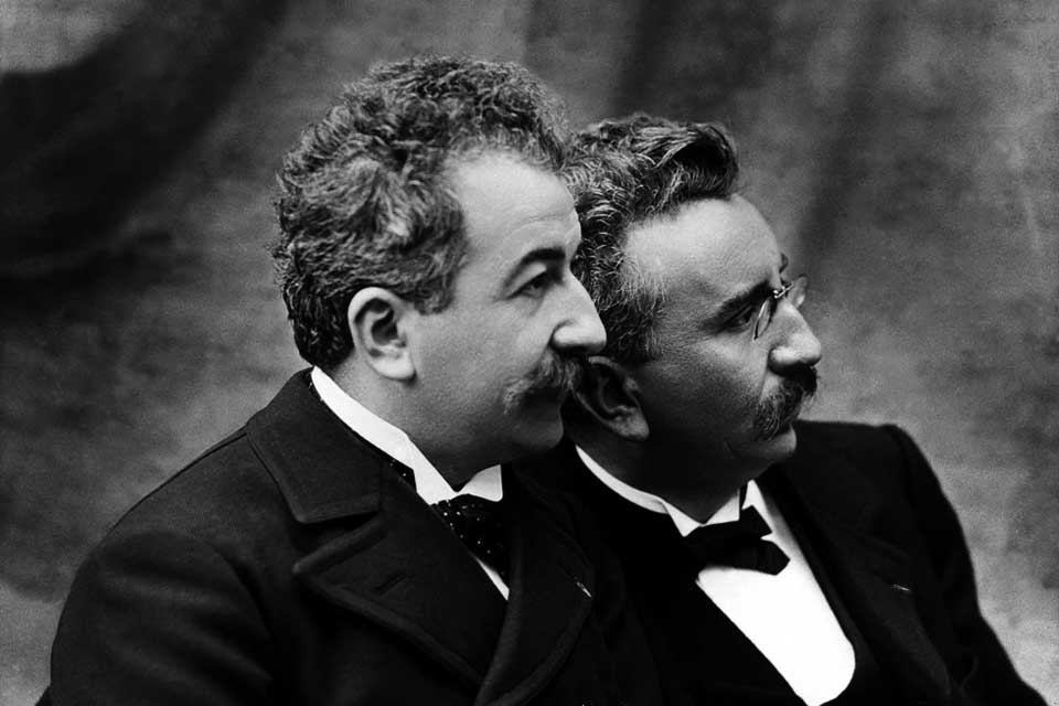 Los hermanos Lumière, artífices del cine que imortalizó a Anita Ekberg.